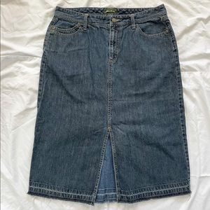 Eddie Bauer denim skirt
